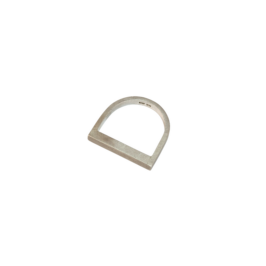 LUCY BURKE - D ring slim silver