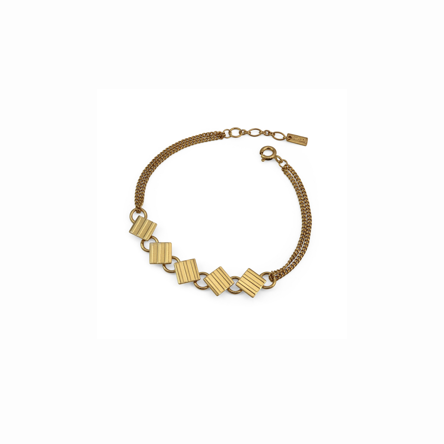 CARA TONKIN - Metropolis Skinny Chainmaille Bracelet - Gold Vermeil