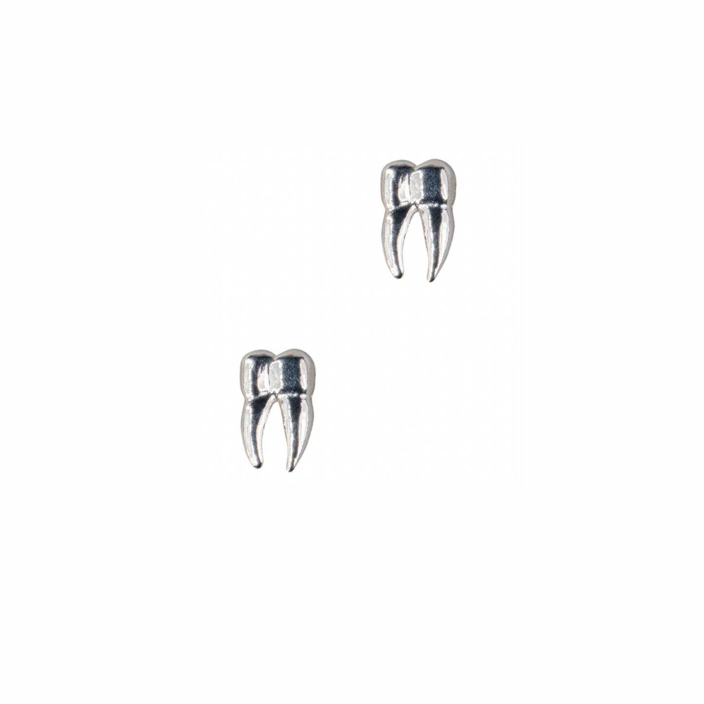DUXFORD STUDIOS - Sterling Silver Tooth Stud Earrings