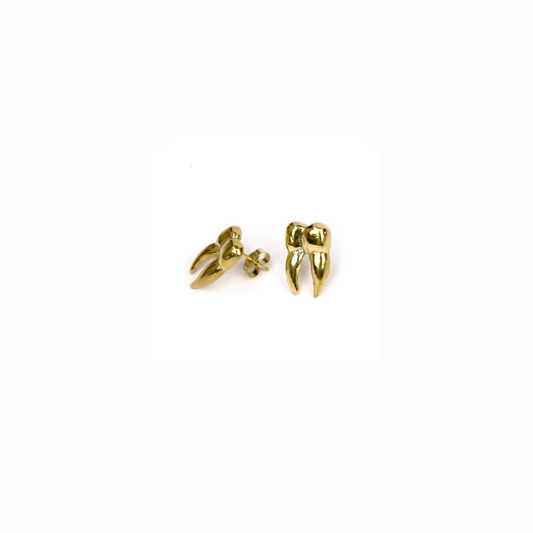 DUXFORD STUDIOS - Gold Vermeil Tooth Earrings