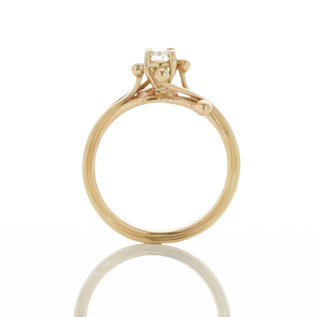YEN - Entwine 9ct Gold Diamond Ring