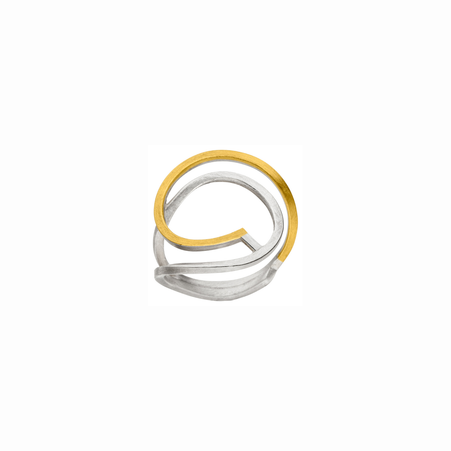 MANU SCHMUCK - Silver and Gold Ring