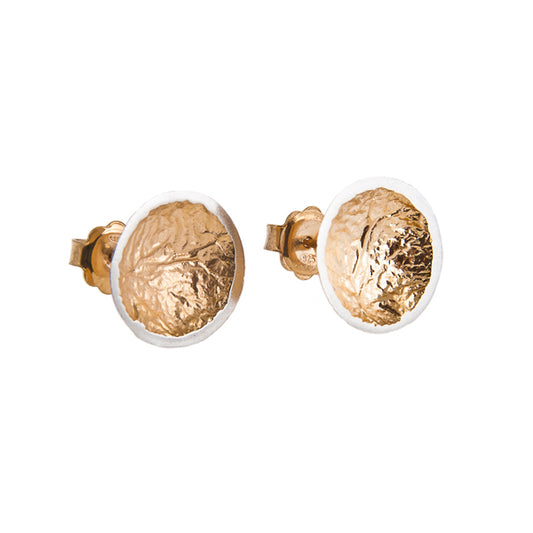 ANNE MORGAN - Moondrop gold plated studs