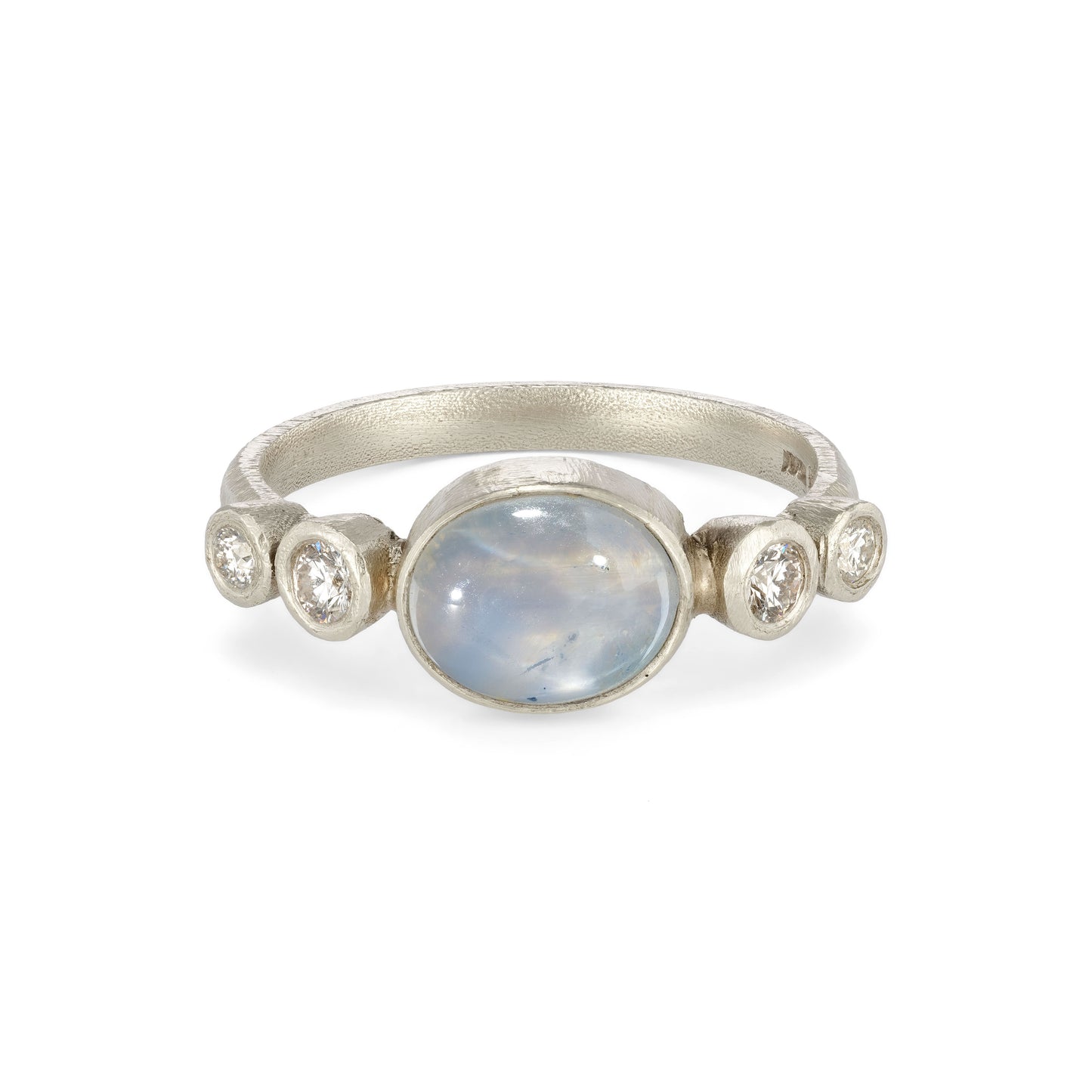 ANNE MORGAN - Jessie Ring with Star Sapphire & Diamond