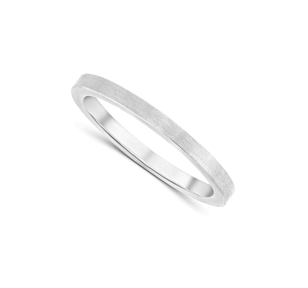 LYNDSAY FAIRLEY - Signature Silver Stacking Ring (size N)