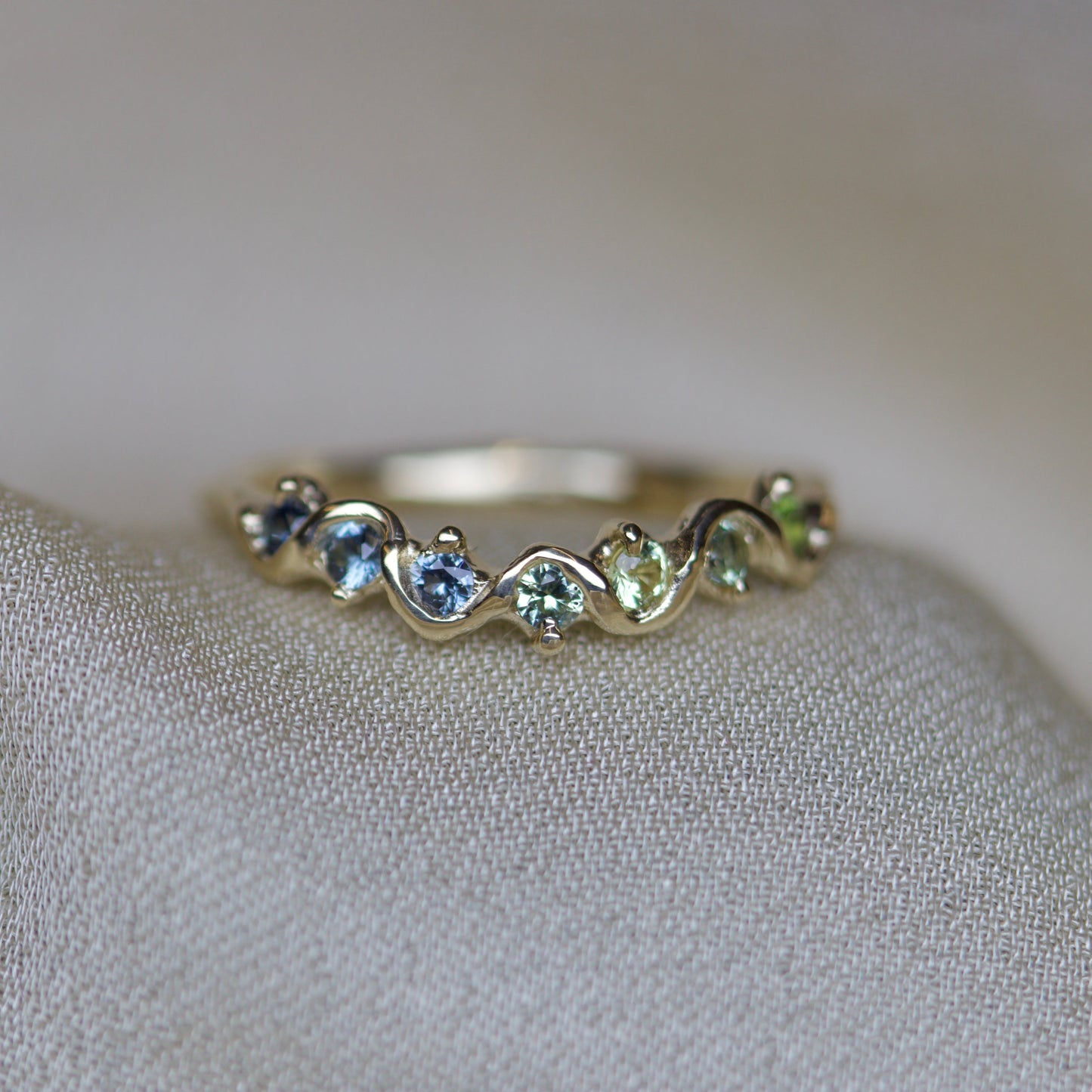 CHARLOTTE ROWENNA - Fae Curved Half Eternity Ring