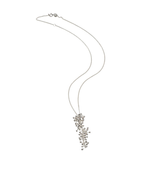 YEN - Small silver Innocence cluster Necklace