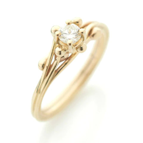 YEN - Entwine 9ct Gold Diamond Ring