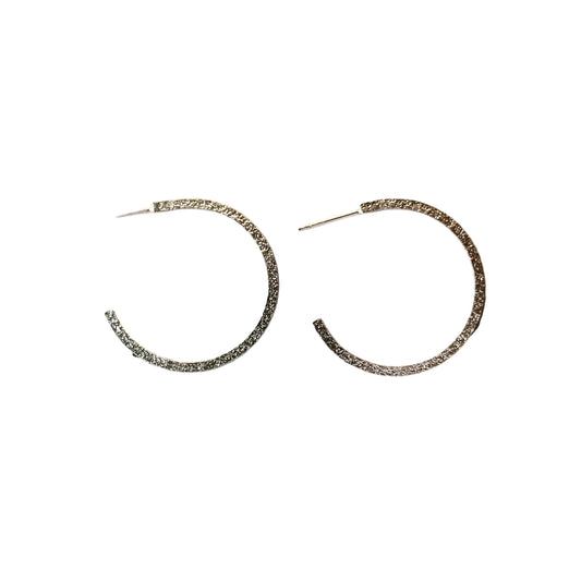 LUCY THOMPSON  - Bar Thin Hoops, small