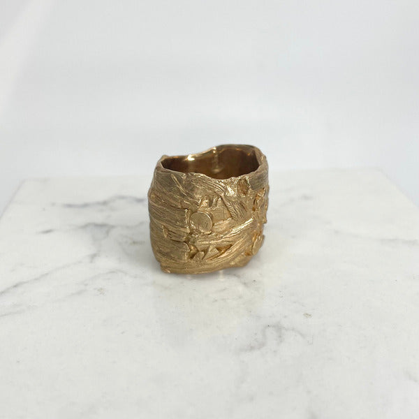 JADE MELLOR - House of straw ring bronze