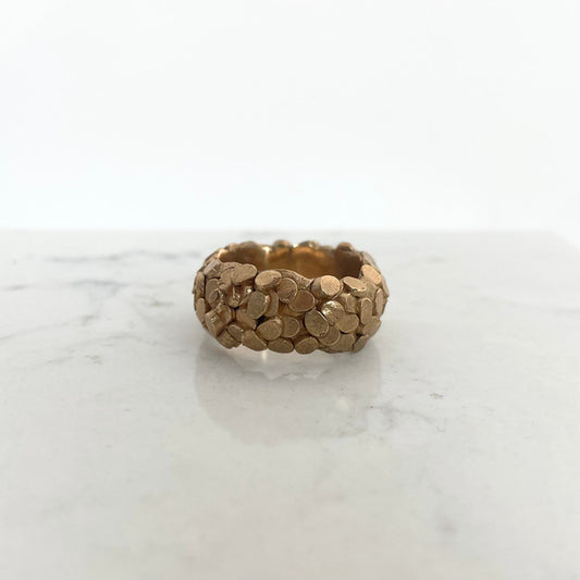 JADE MELLOR - Caddis bronze ring Size M