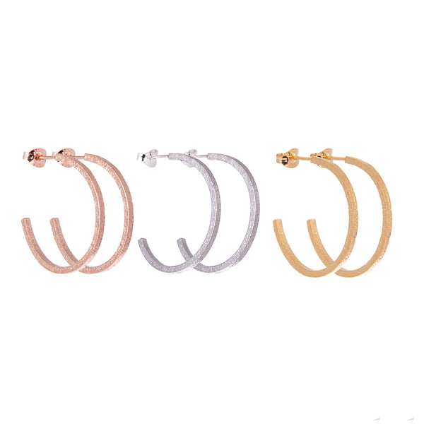 LUCY THOMPSON JEWELLERY - Hoops Small Gold Plated