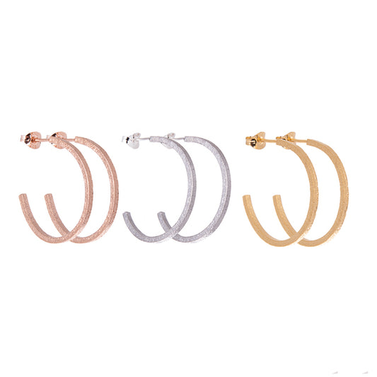 LUCY THOMPSON JEWELLERY - Hoops Small Gold Plated