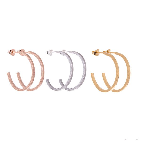 LUCY THOMPSON JEWELLERY -  Hoops Small Silver