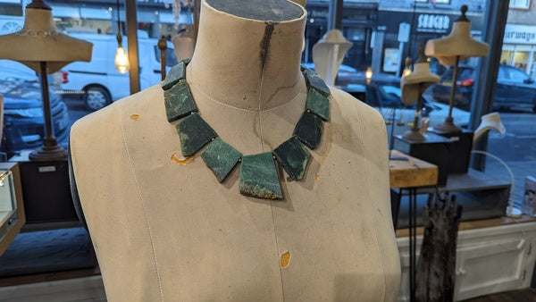 ANNE MORGAN - Green Quartz necklace