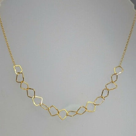 BEA JANERO - Indian summer fine necklace irregular links & fine chain