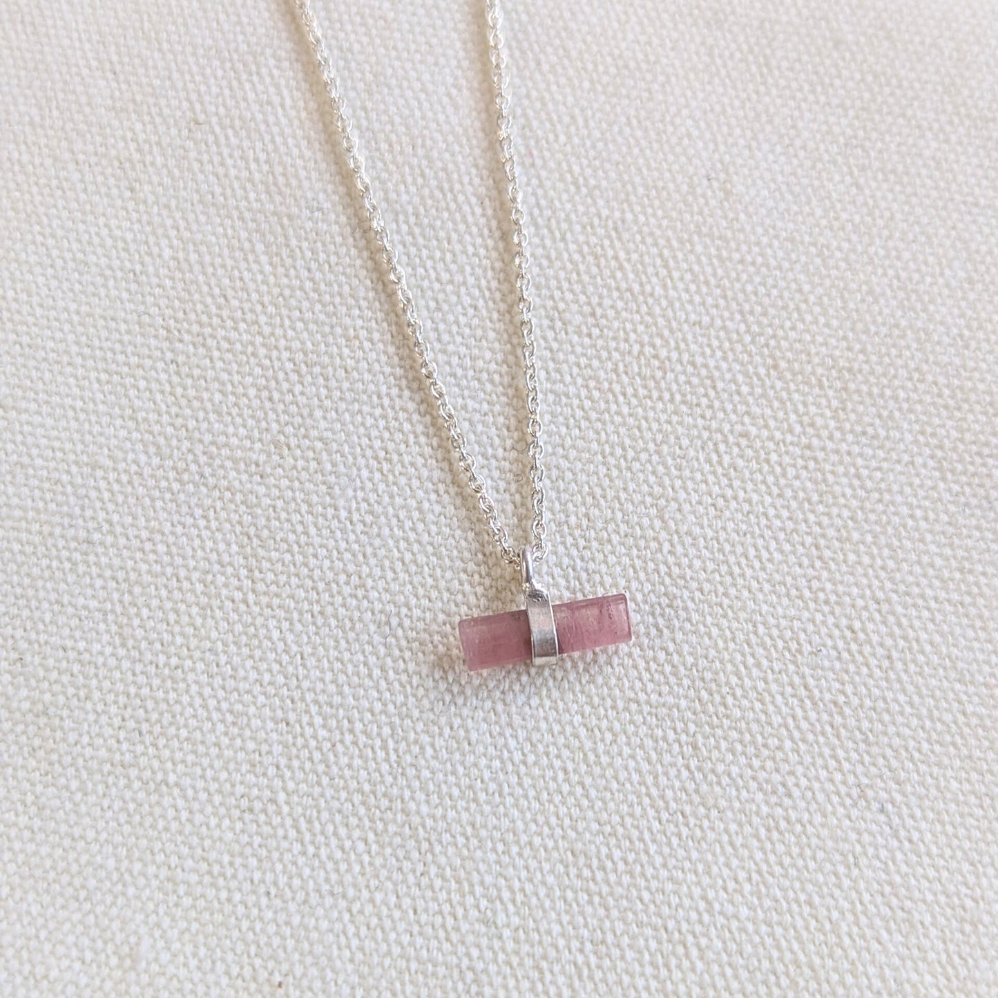 ANNE MORGAN - Tiny tourmaline charm necklace