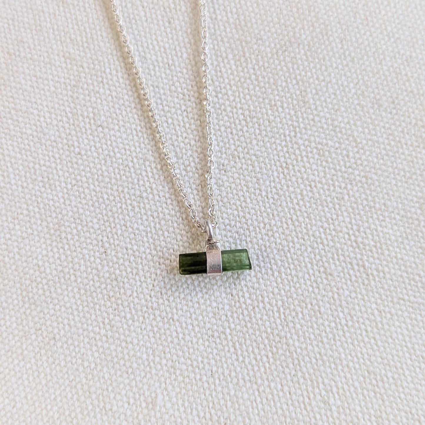ANNE MORGAN - Tiny tourmaline charm necklace