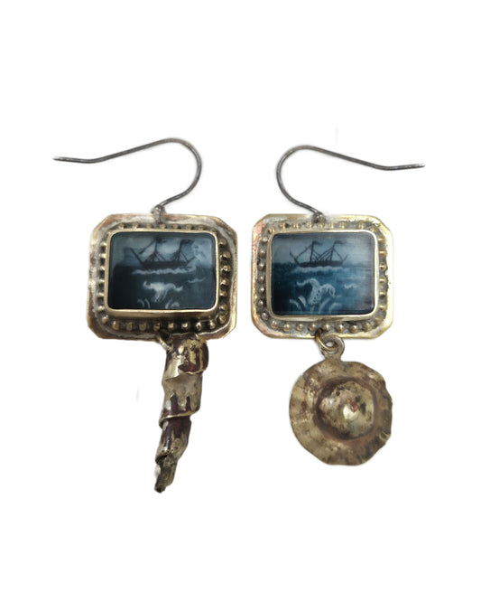 RACHEL LARKINS - Deep Sea Earrings