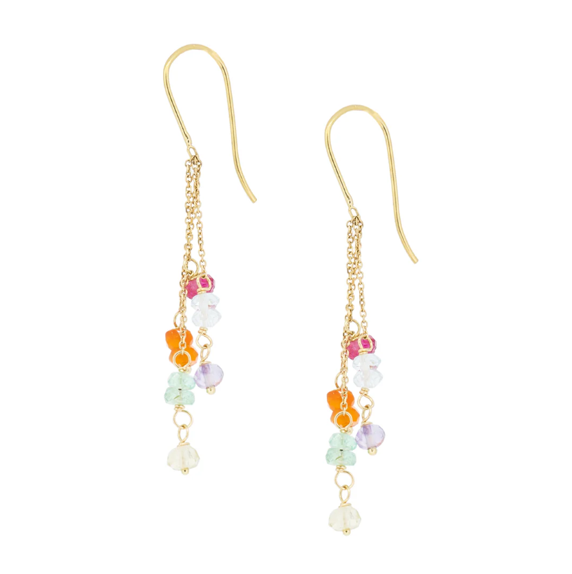 SWEET PEA Fine Jewellery- Love is Love Chain Hook Earrings