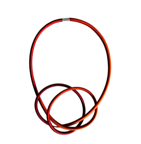 GILLY LANGTON - Super string necklace- Coffee/caramel