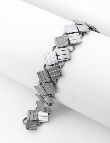 CARA TONKIN - Metropolis Chainmaille Bracelet - Silver