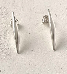 BEA JARENO - Afiok Quill studs Recycled Sterling Silver