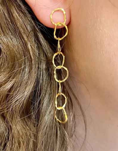 BEA JARENO - Afiok Eight Link Stud Earrings