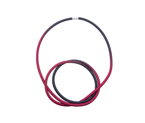 GILLY LANGTON - Loop bangle- Plum/ Ruby