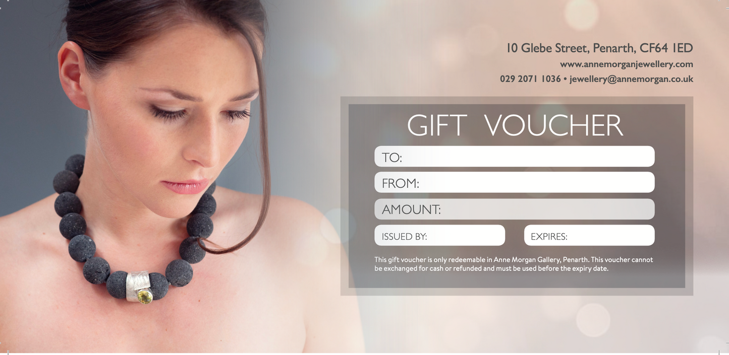 ANNE MORGAN Gift Voucher £100