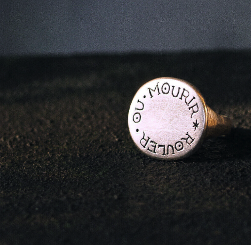 SLAB - Ride or Die Signet Ring, Sterling Silver