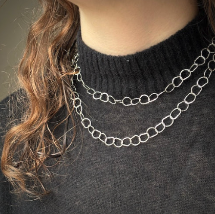 BEA JARENO - Afiok Necklace, Sterling Silver