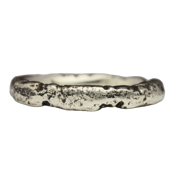JUSTIN DUANCE - Silver Ring Extra Texture