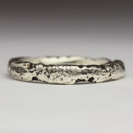 JUSTIN DUANCE - Silver Ring Extra Texture