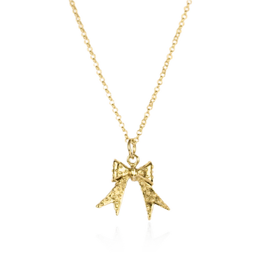 MOMOCREATURA - Dotty bow necklace