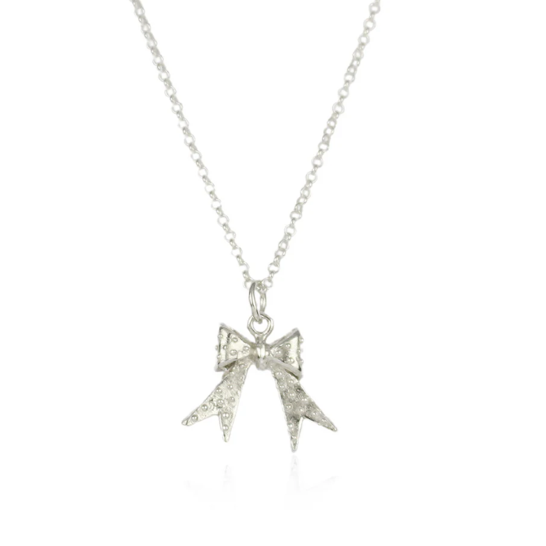 MOMOCREATURA - Dotty bow necklace