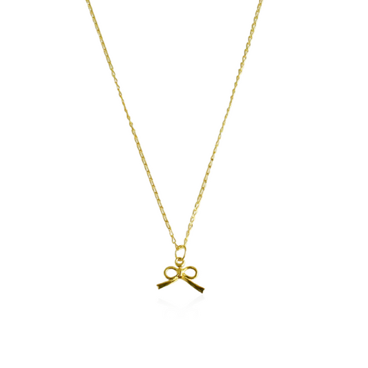 MOMOCREATURA - Tiny bow necklace