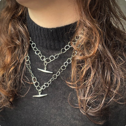 BEA JARENO - Afiok Necklace, Sterling Silver