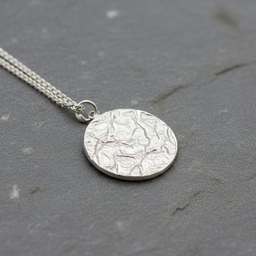 ANNE MORGAN - Moonlens Plain Silver/Oxidised