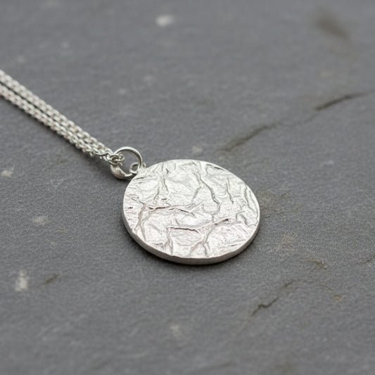 ANNE MORGAN - Moonlens Plain Silver/Oxidised