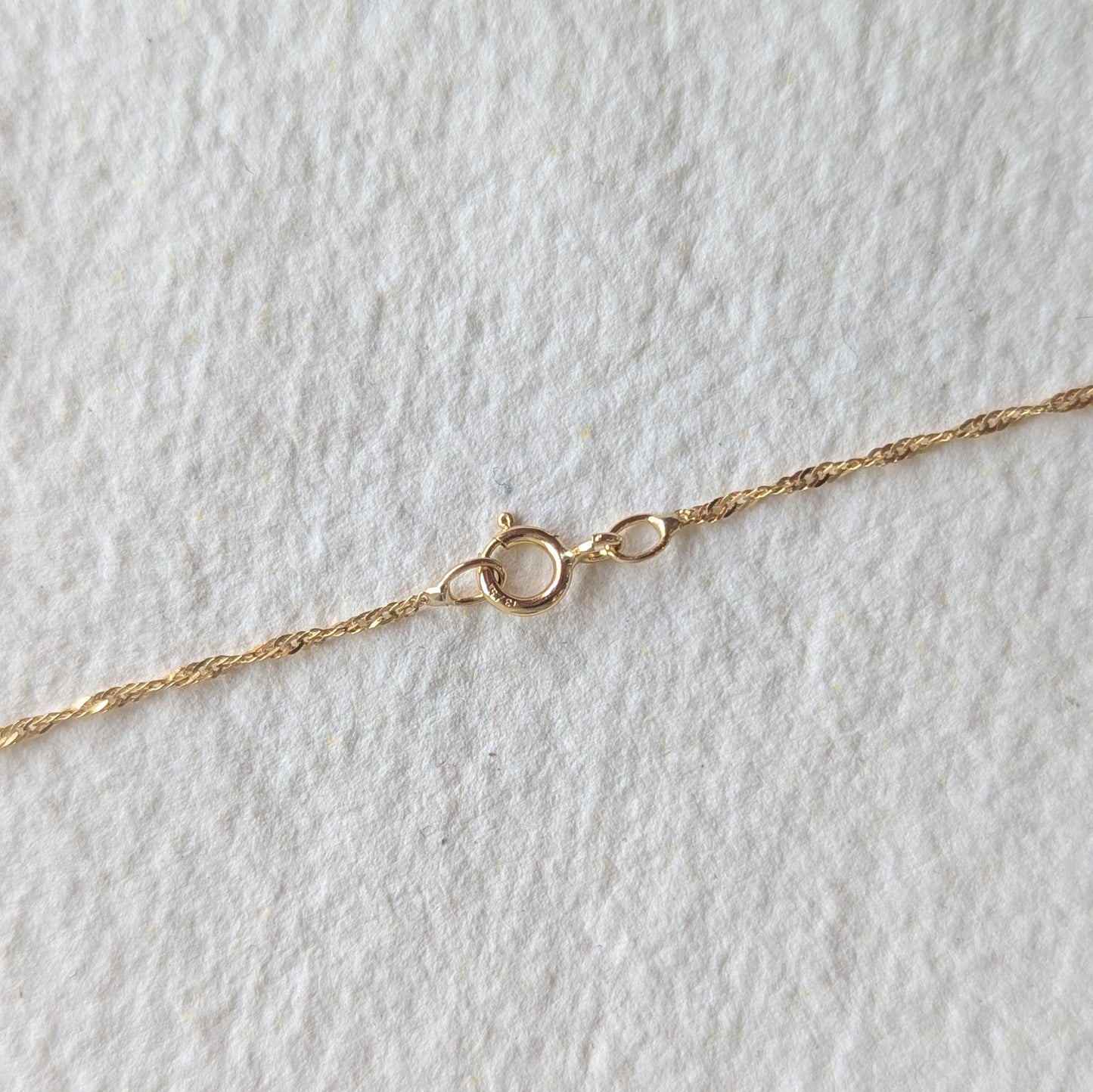 PRELOVED - 18" Twisted Rope Chain 9ct Yellow Gold,
