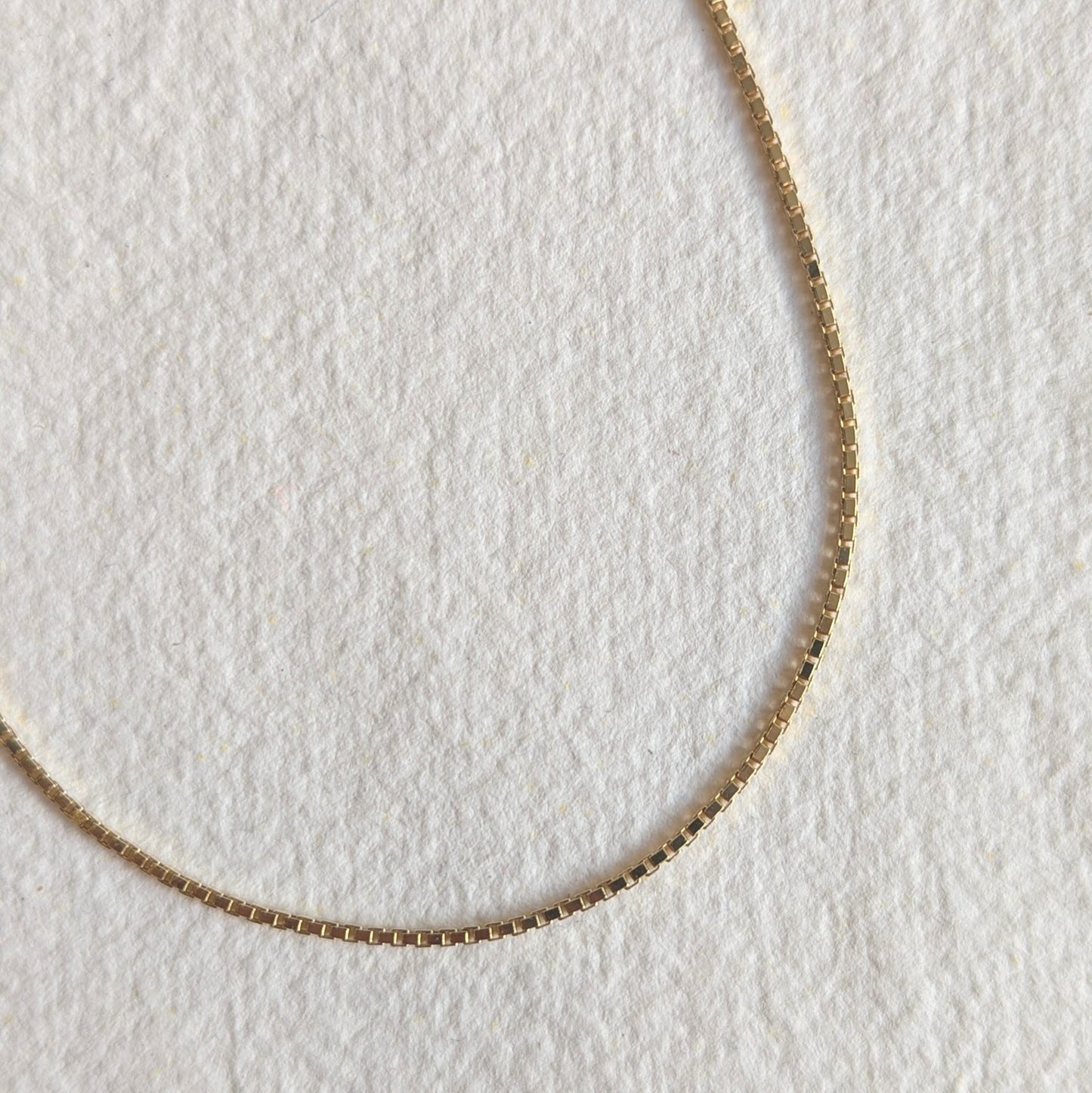 PRELOVED - 20" Box Chain, 14ct Yellow Gold