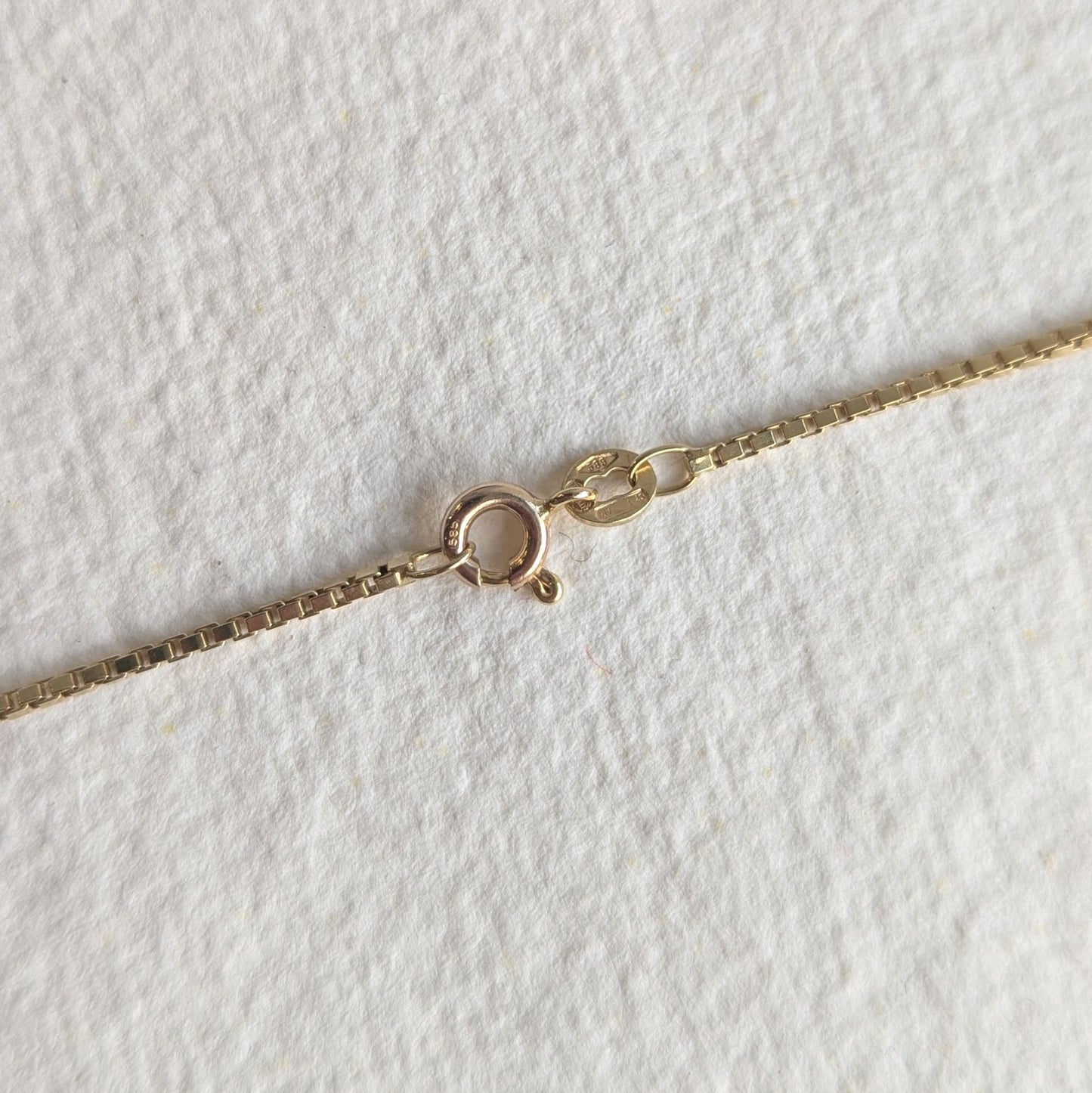 PRELOVED - 20" Box Chain, 14ct Yellow Gold