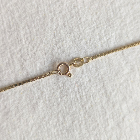 PRELOVED - 20" Box Chain, 14ct Yellow Gold
