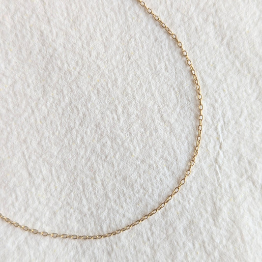 PRELOVED - 20" Trace Chain 9ct Yellow Gold