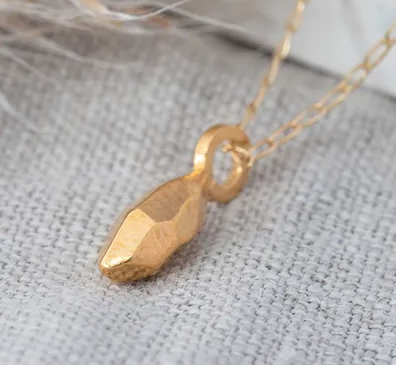 ELIN HORGAN - Asteroid necklace, gold plated