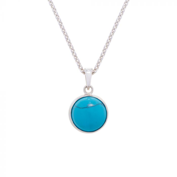 SIMON HARRISON JEWELLERY- Zodiac Celtic Birch Pendant Turquoise