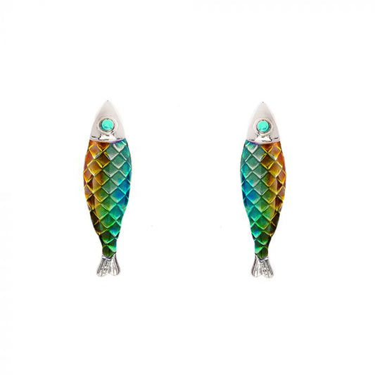 SIMON HARRISON JEWELLERY- Electra Earrings Green/Multi