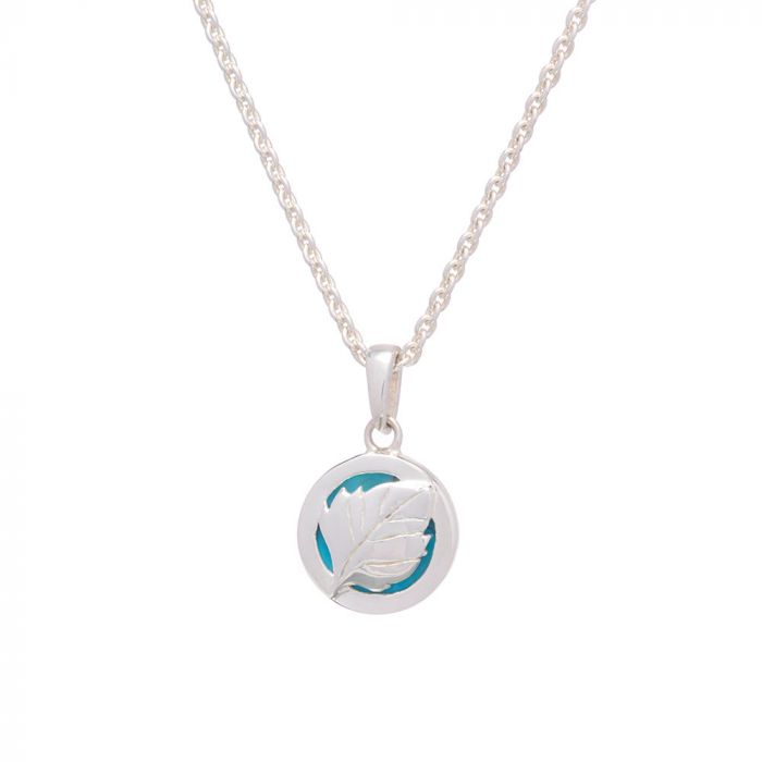 SIMON HARRISON JEWELLERY- Zodiac Celtic Birch Pendant Turquoise