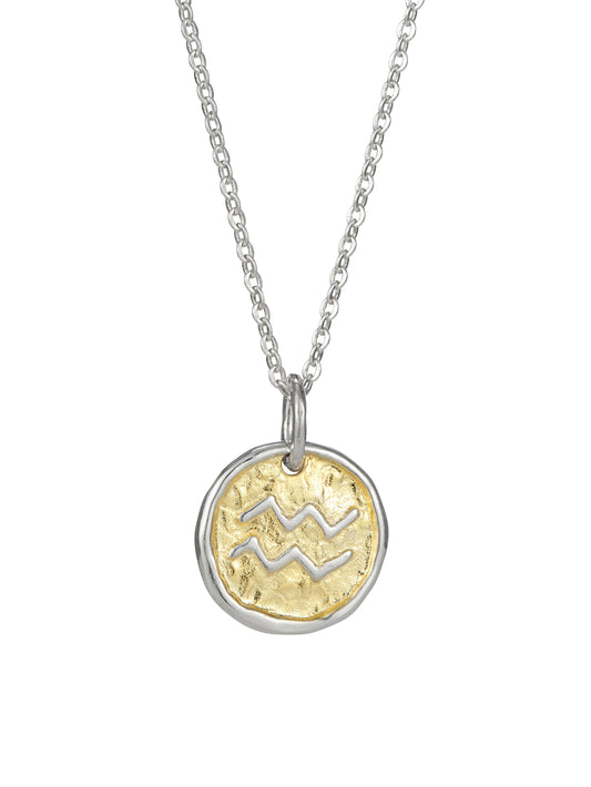 SIMON HARRISON JEWELLERY - Zodiac West Aquarius Pendant